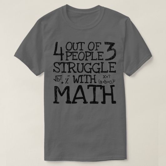 T-shirt Math Lovers Pun Joke (Design devant)