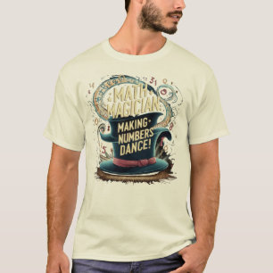 T-shirt Math Magicien Design pour Math Enseignant cadeau
