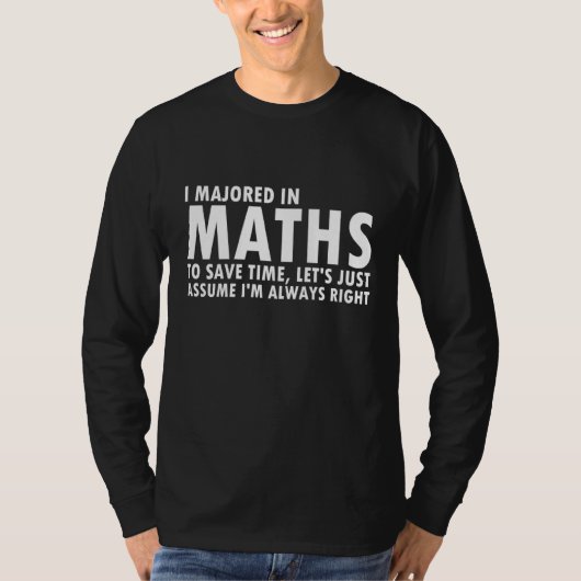 T-shirt Math Major Funny Mathematicien Nerd Science Stud (Devant)