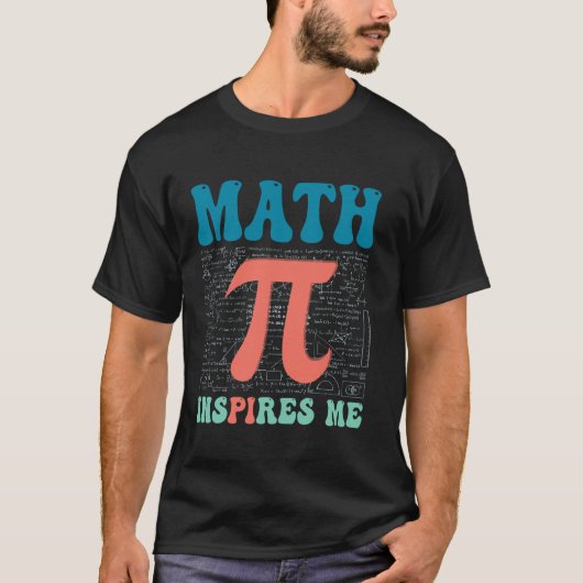 T-shirt Math m'inspire Drôle de blagues de mathématiques J (Devant)