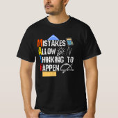 T-shirt Math. Mistakes Allow (Devant)