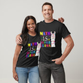 T-shirt Math N'Est Pas Prob-Llama Enseignant Étudiant Prem (Unisexe)