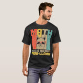 T-shirt Math n'est pas Prob Llama Math Enseignant Llama Te (Devant entier)
