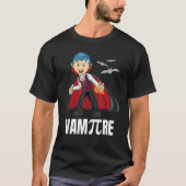 T-shirt Math Pi Vampire Draculas Halloween mathématicien (Devant)