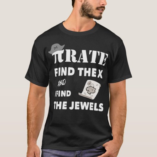 T-shirt Math Pirate tina cool  (Devant)