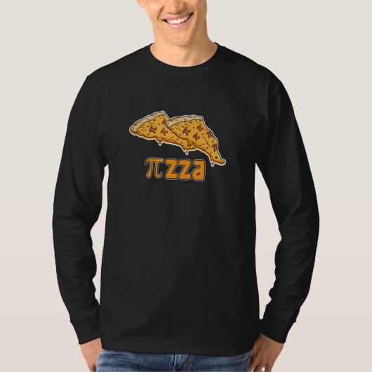 T-shirt Math Pizza Pi (Devant)