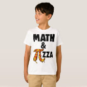T-shirt Math & Pizza Pi Drôle Femmes Mathlétiques Aimer Na (Devant entier)