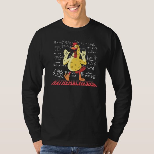 T-shirt Math Poulet Mathématiques Mathématiques Professeur (Devant)