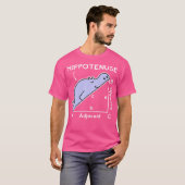T-shirt Math Pun. Hypotenuse. Hippotenuse (Devant entier)