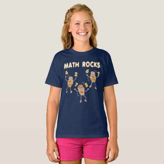 T-shirt Math Rocks (Devant entier)