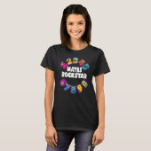 T-shirt Math Rockstar Enfants Cool Monster Numéros Math (Devant entier)