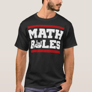 T-shirt Math Rules drôle paris 