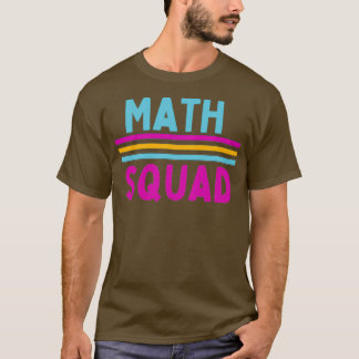 T-shirt Math Squad Math Teacher Mathematics Club École Al