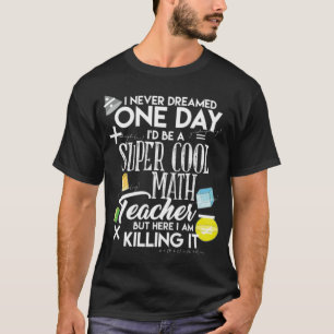 T-shirt MATH Super Cool Math Enseignant École Idée cadeau