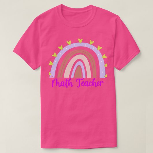 T-shirt Math Teacher (Design devant)