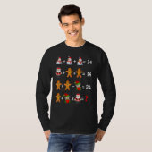 T-shirt Math Teacher Christmas   Order Of Operations Quiz  (Devant entier)