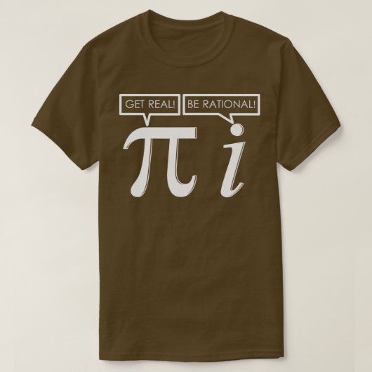 T-shirt Math Teacher Get Real Be Rational Funny Math Symbo (Design devant)