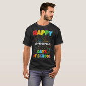 T-shirt Math Teacher Happy 100th Day of School Equation Te (Devant entier)