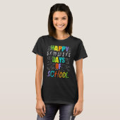 T-shirt Math Teacher Happy 100th Day Of School Equations_3 (Devant entier)