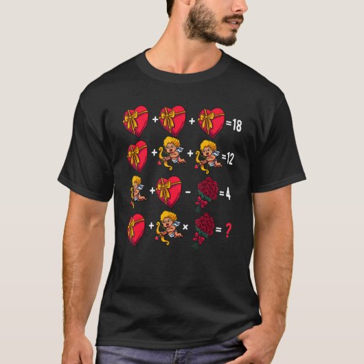 T-shirt Math Teacher Humor 14th Of February Order Of Opera (Devant)