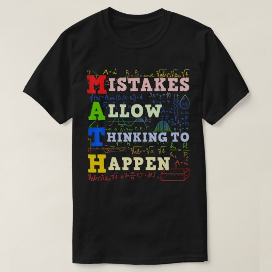 T-shirt Math Teacher Math Student Mathematics  (Design devant)