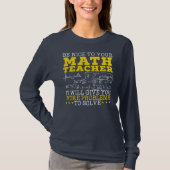 T-shirt Math Teacher Mathematician Mathematics School (Devant)