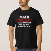 T-shirt math the only place where people buy (Devant)