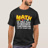 T-shirt Math The Only Place Where People Buy 69 Watermelon (Devant)