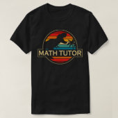 T-shirt Math Tutor Dinosaur (Design devant)