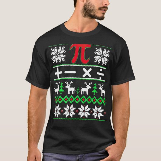 T-shirt Math Vilain Noël le puits (Devant)
