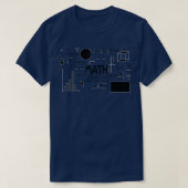 T-shirt Math Visage Masque Math Ménage Ménage Drôle Enseig (Design devant)