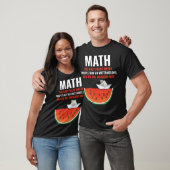T-shirt Math Watermelons Funny Math crazy banana (Unisexe)