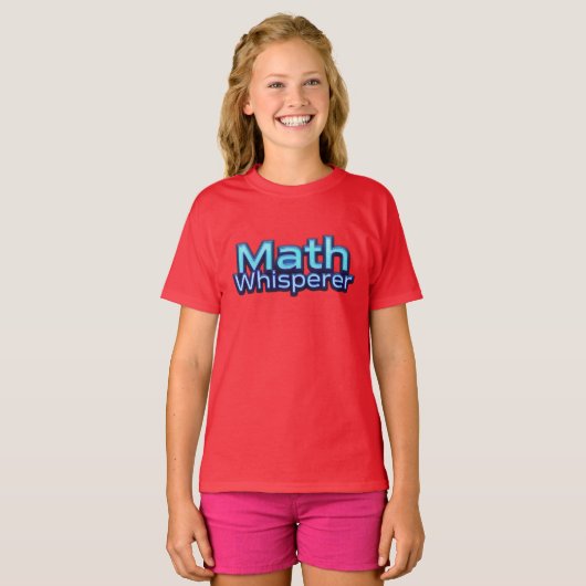 T-shirt Math Whispere (Devant entier)