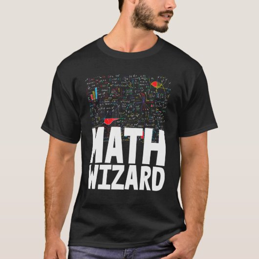 T-shirt Math Wizard  Toddler Mathletics Birthday (Devant)