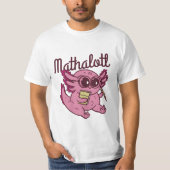 T-SHIRT MATHALOTL JOUER AXOLOTL MATH (Devant)