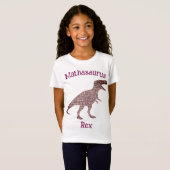 T-Shirt Mathasaurus Rex (Devant entier)