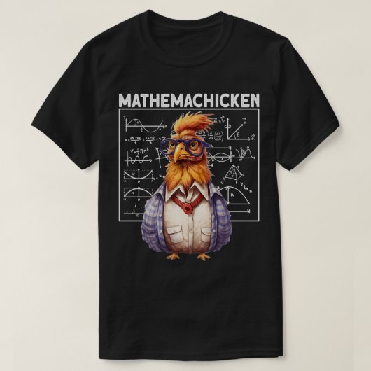 T-shirt Mathemachicken Math poulet (Design devant)