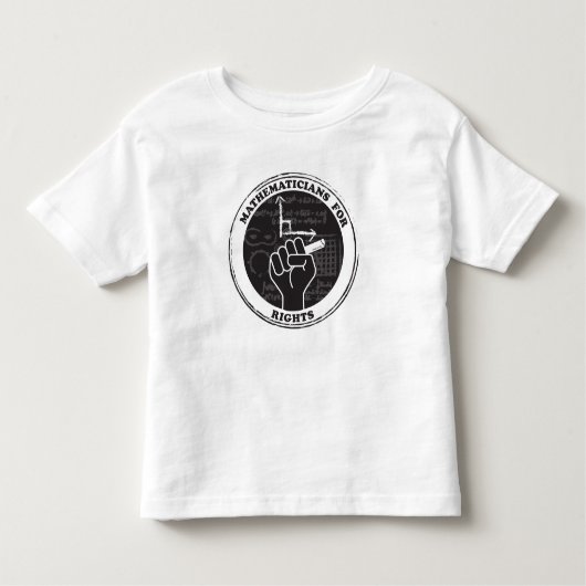 T-shirt Mathematicians for Rights - Toddler (Devant)