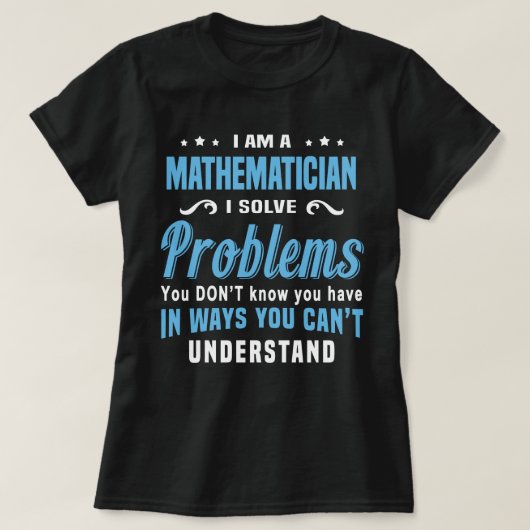 T-shirt Mathématicien (Design devant)