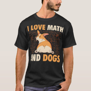T-shirt Mathématicien Chiens mathématiques enseignant Chie