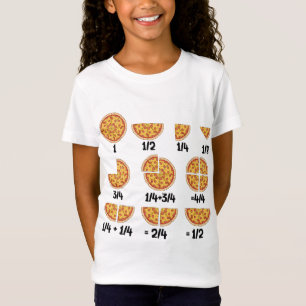 T-Shirt Mathématicien Sarcastique Pizza Fromage Mathématiq