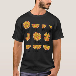 T-shirt Mathématicien Sarcastique Pizza Fromage Mathématiq