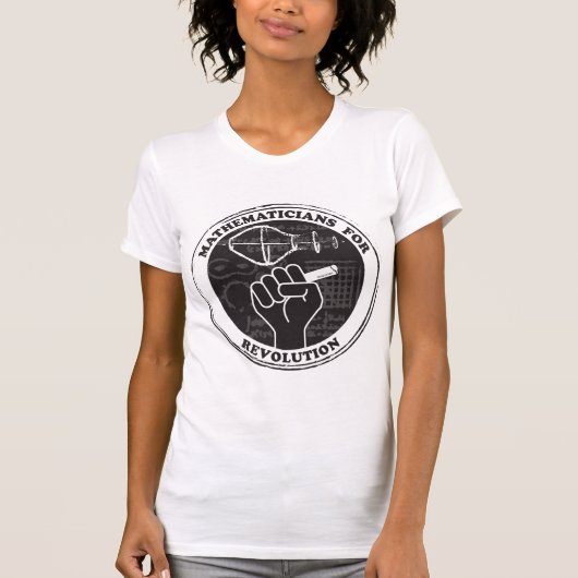T-shirt mathématiciens pour la révolution (Devant)