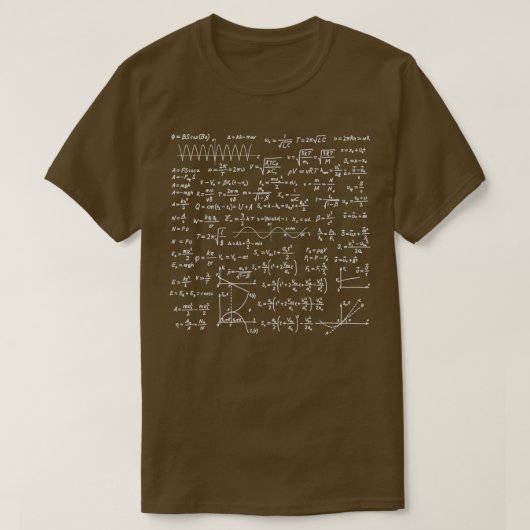 T-shirt mathématique (Design devant)
