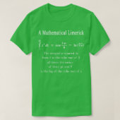 T-shirt Mathématique Limerick Math Geek Cadeau Nerd 1 (Design devant)