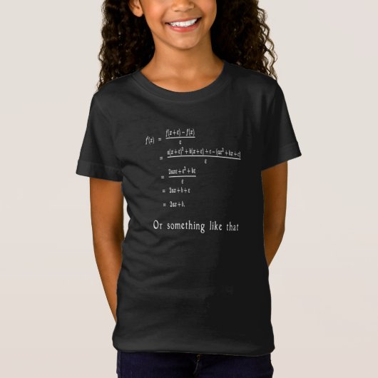 T-Shirt Mathématiques (Devant)