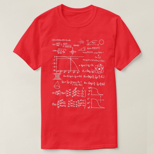T-shirt Mathématiques de génie électrique (Design devant)