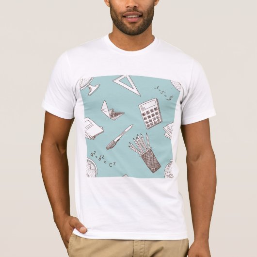 T-shirt Mathématiques de l'école (Devant)