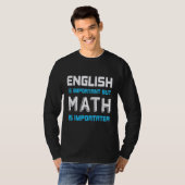 T-shirt Mathématiques Math Prof de maths Physique Math 1 (Devant entier)