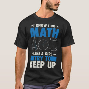 T-shirt Mathématiques Mathématiques chevaux sports